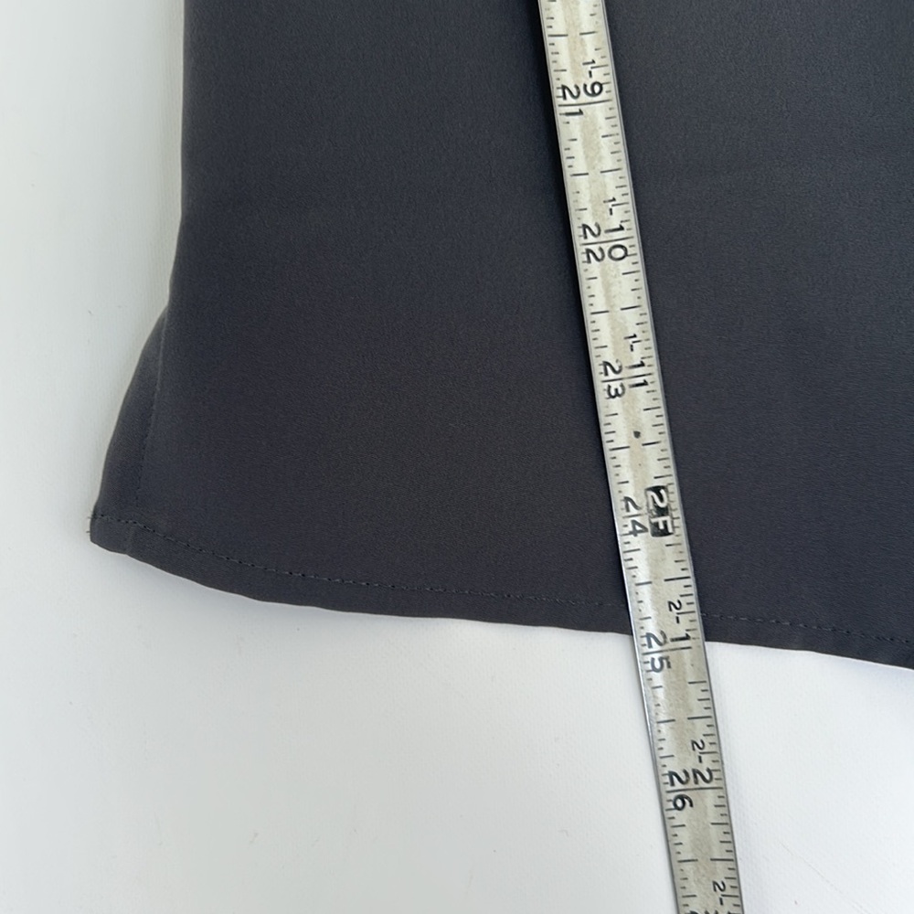 NWOT Lands End Cap Sleeve Pleated Blouse - Picture 7 of 7
